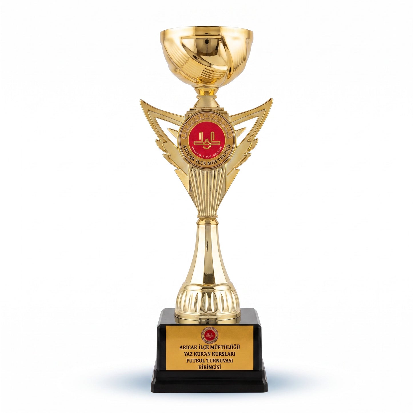 31 cm Kanat Figürlü Kişiye Özel Gold Kupa