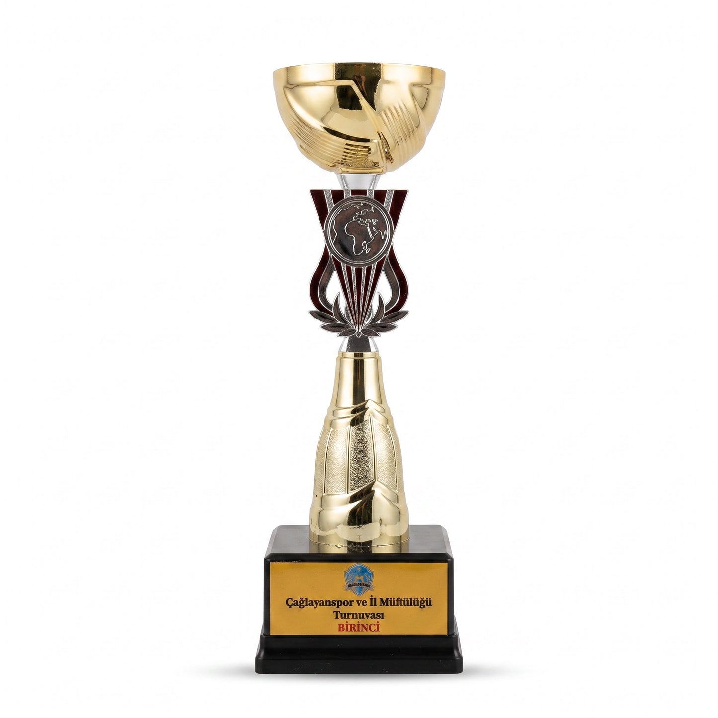 27 cm Kişiye Özel Gold Kupa – Logolu Ödül Kupası