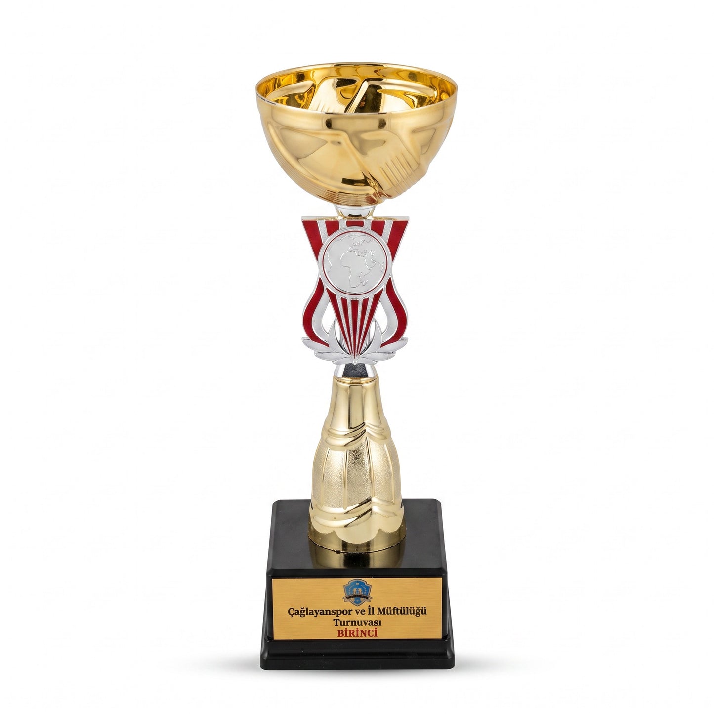 27 cm Kişiye Özel Gold Kupa – Logolu Ödül Kupası