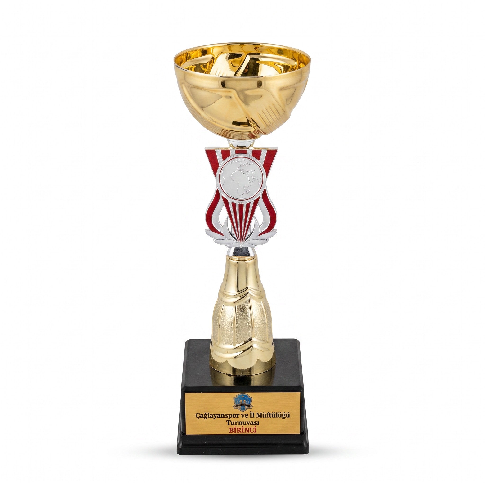 27 cm Kişiye Özel Gold Kupa – Logolu Ödül Kupası