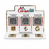 3’lü QR Kod ve NFC Standı – Instagram, Ödeme ve Google Yorum
