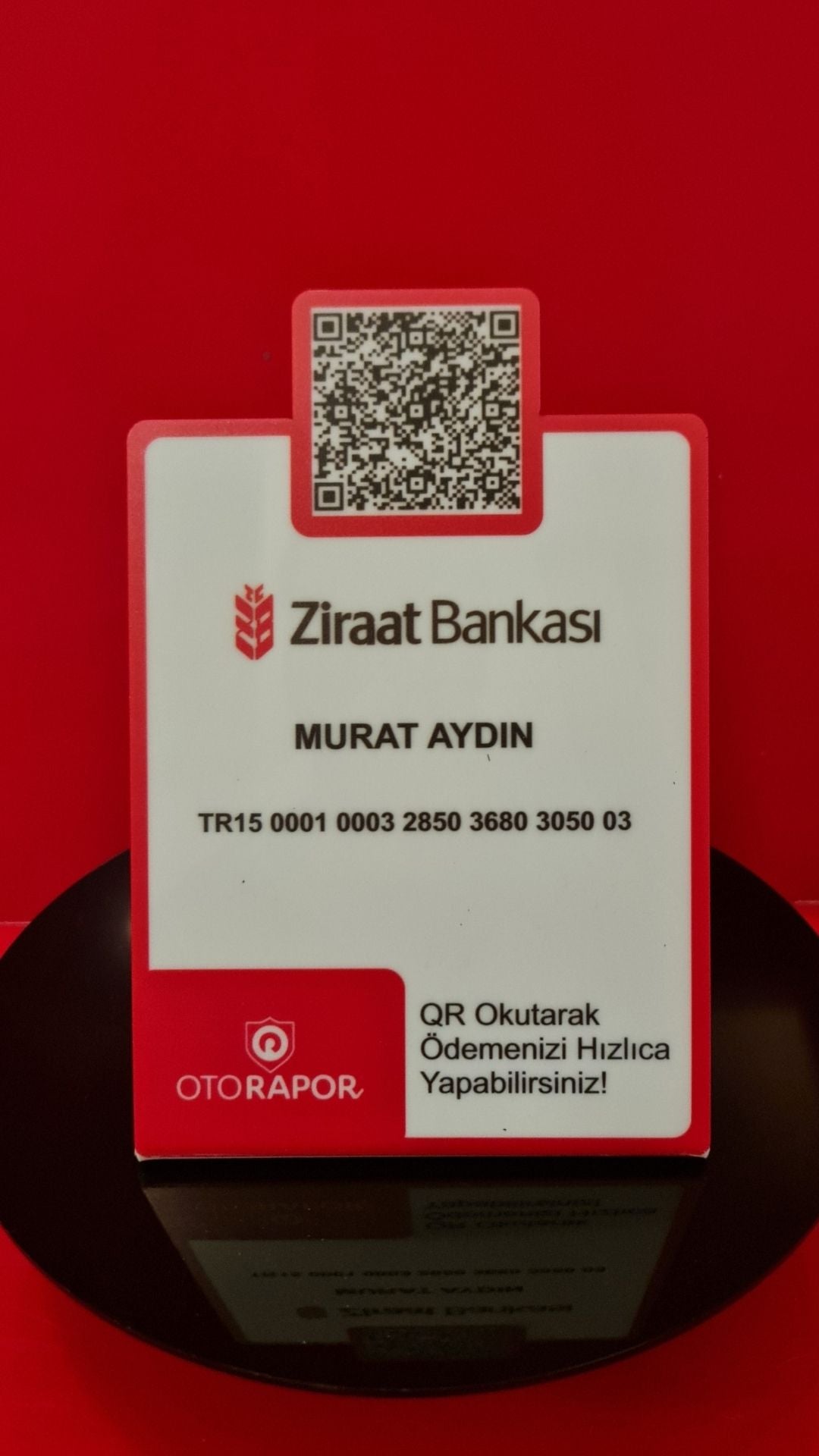 Özel Kesim Tasarımlı Çok Amaçlı Akrilik QR Kod Panosu