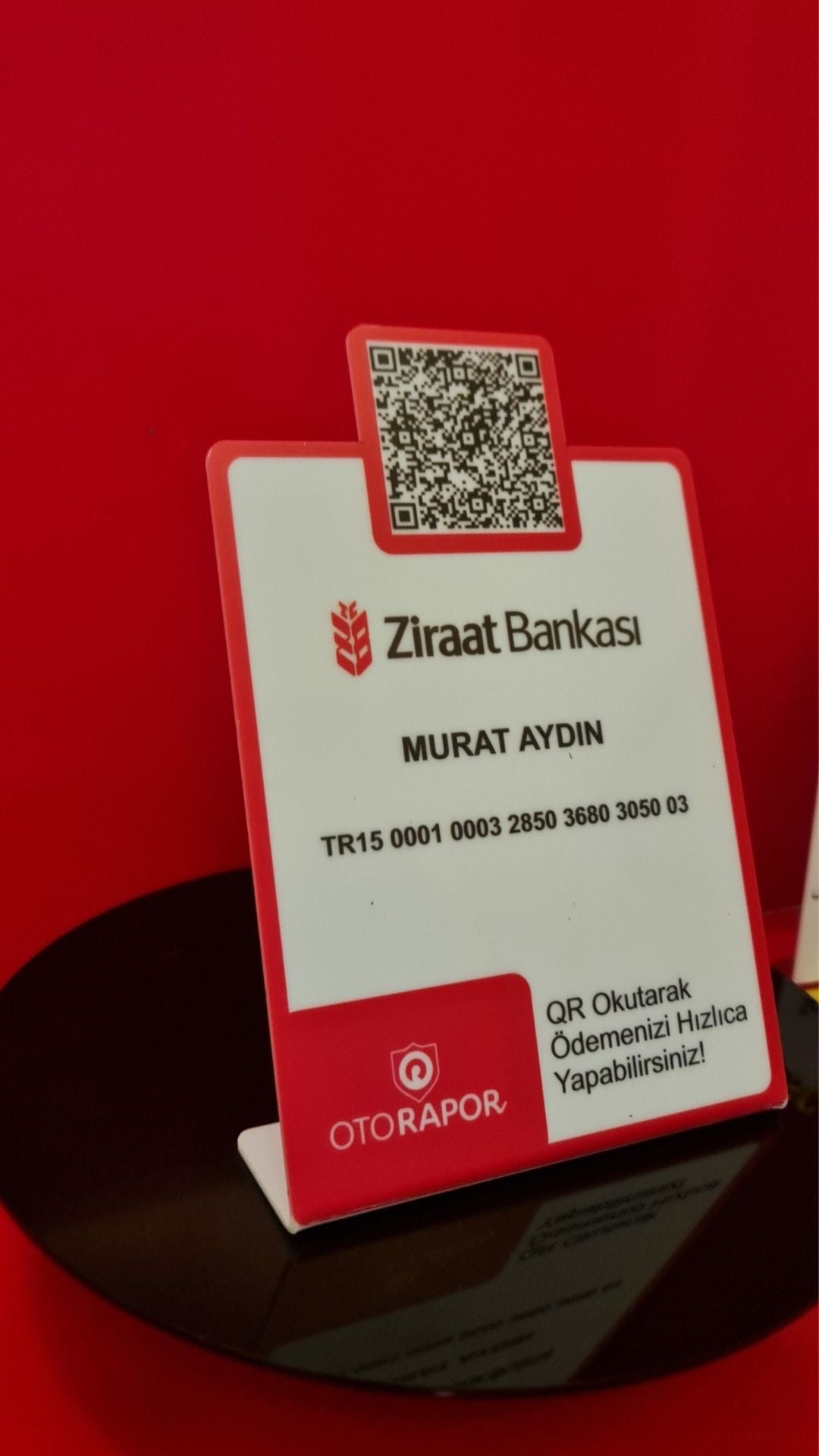 Özel Kesim Tasarımlı Çok Amaçlı Akrilik QR Kod Panosu