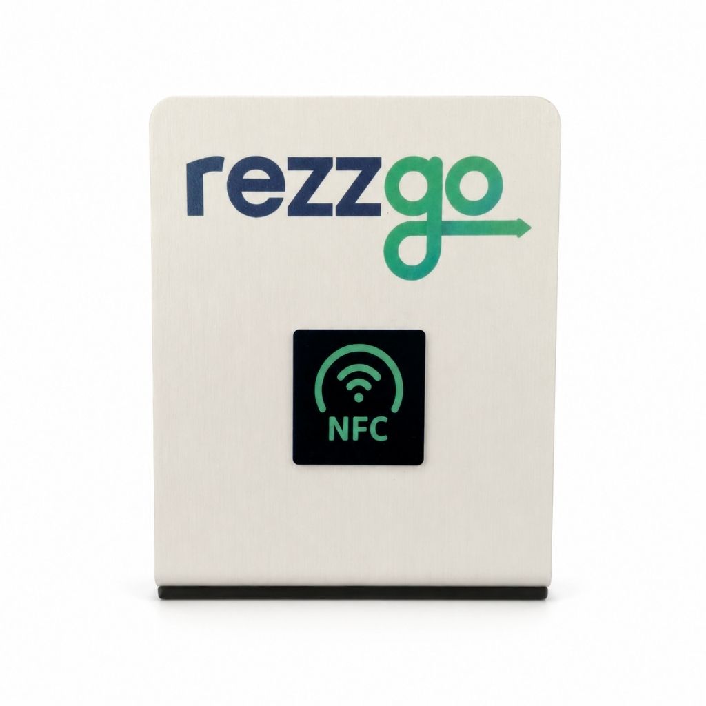 A5 Folded NFC Corporate Desktop Plexiglass Sign – KQR-517