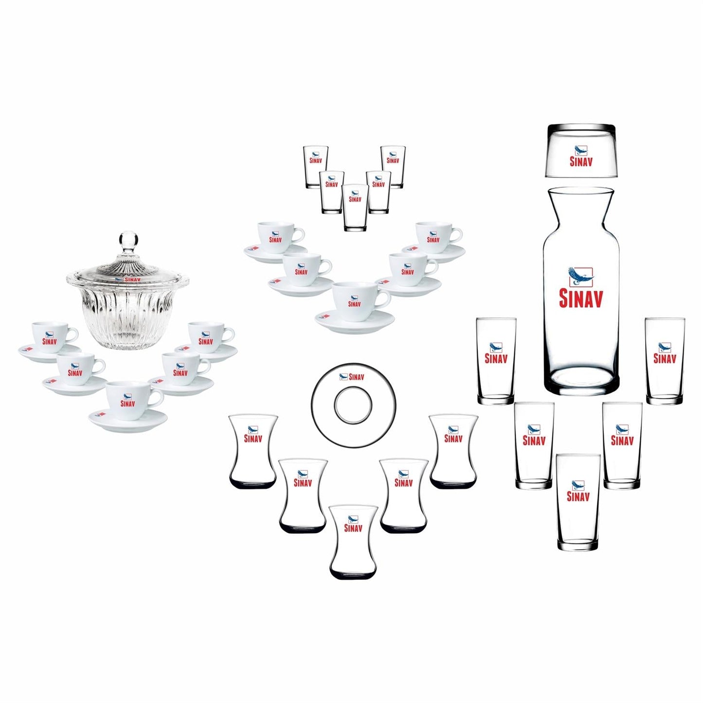 ALNAYA 100 PARÇA OFİS SETİ
