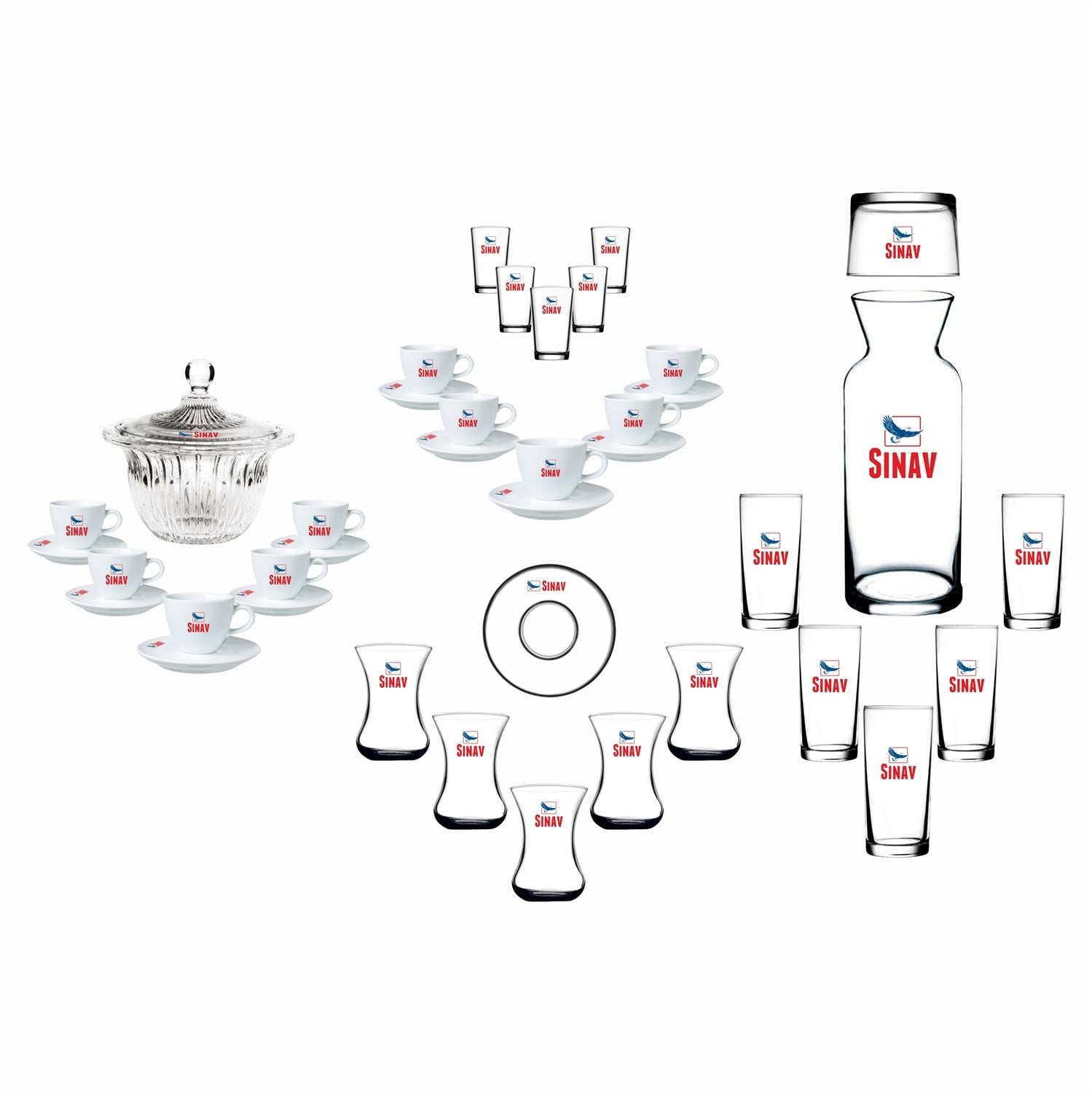 ALNAYA 100 PARÇA OFİS SETİ