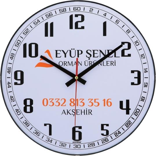 BOMBE CAM,  DUVAR SAATİ 35 CM