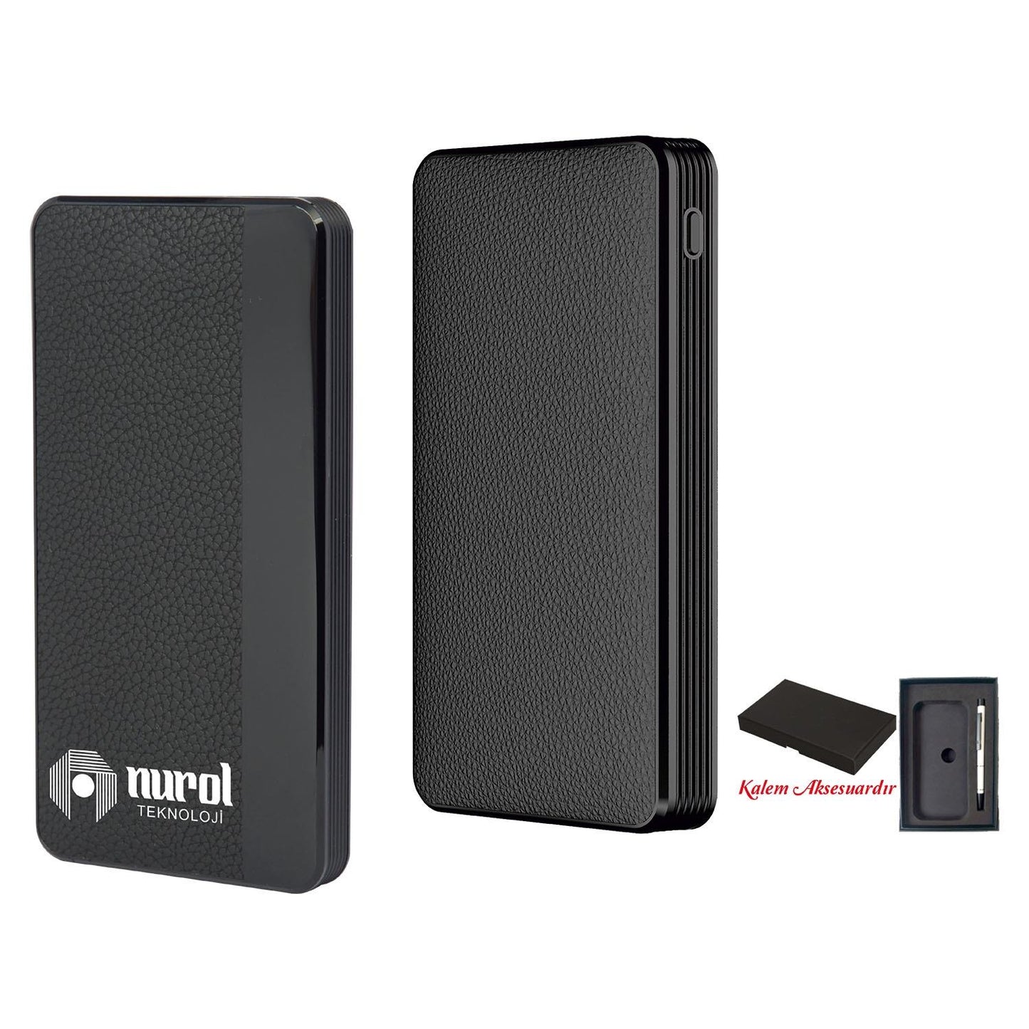 Deri Görünümlü Powerbank 10.000 Mah