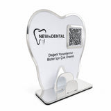QR Code Board with Business Card Holder for Dental Clinics – KQR-511