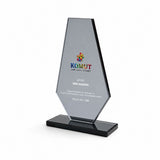 Elmas Kesim Füme Kristal Plaket Model 216 - 238