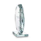 Faset Kenarlı Yuvarlak Kristal Plaket – Model 283