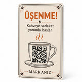 Google Yorum Kartı – Kahveye Sadakat | NFC Seçenekli