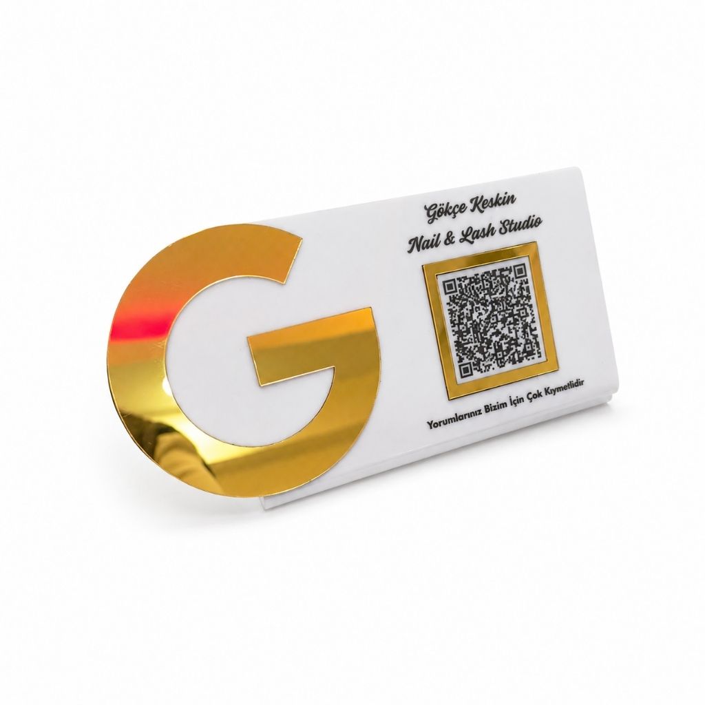 Google Review QR Code Desktop Acrylic Stand – KQR-514
