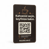 Select Your Coffee and Enjoy - QR Menu Card – NFC Option