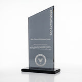 Kişiye Özel Konferans Zirvesi 24 cm Kristal Plaket – Model 021