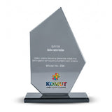 Kişiye Özel Kuzey Zirvesi Geometrik Kristal Plaket – Model 234