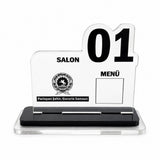 Personalized Acrylic QR Menu Table Number – KQR-507