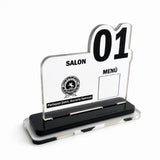Personalized Acrylic QR Menu Table Number – KQR-507