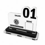 Personalized Acrylic QR Menu Table Number – KQR-507