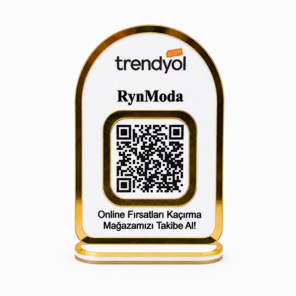 Kişiye Özel Pleksi IBAN ve QR Kod Panosu – Eko Seri