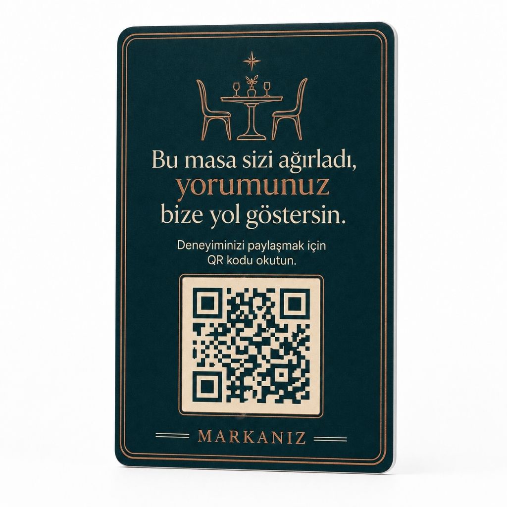 Google Review Card – This Table Served You | With NFC Option
