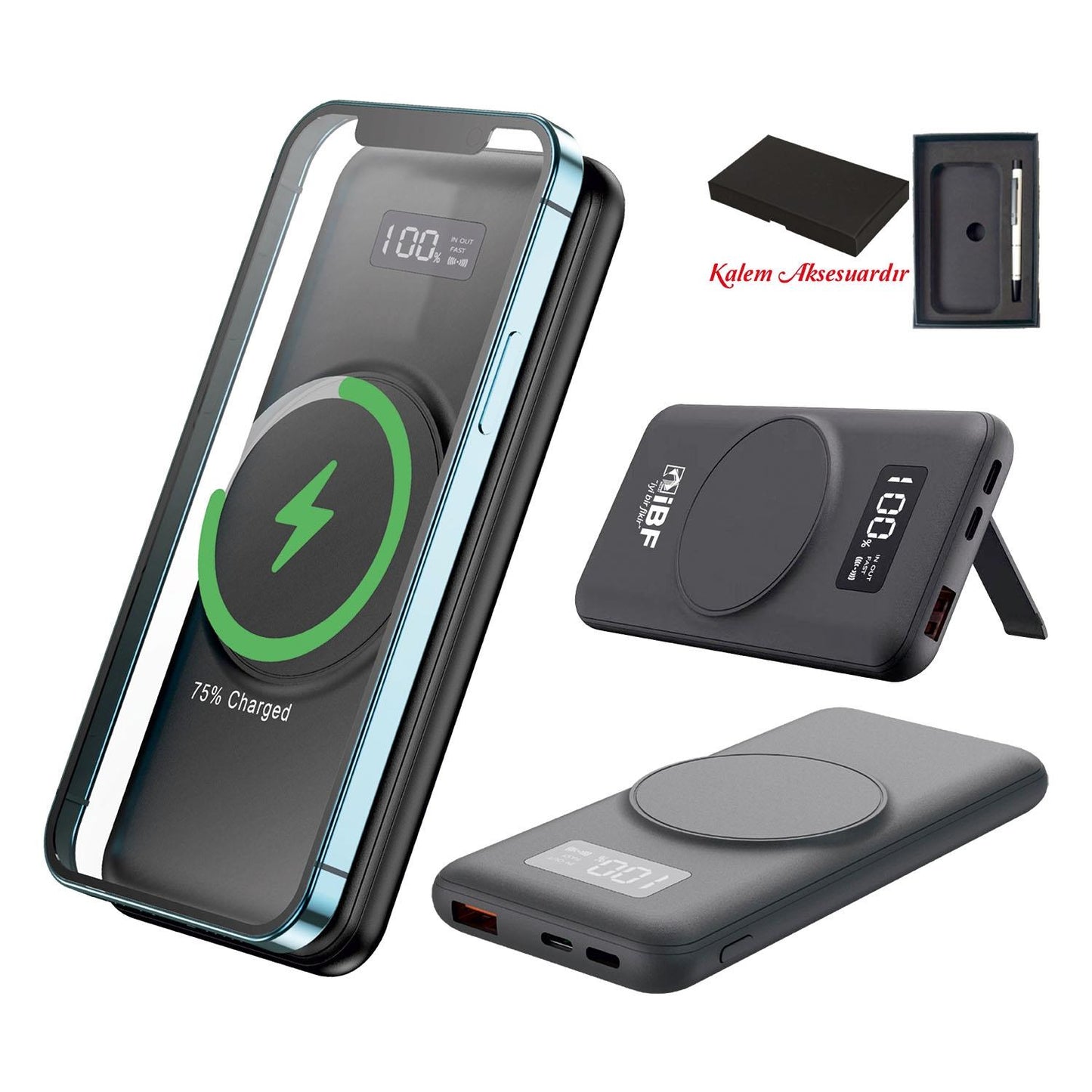 Magsafe Wi̇reless Powerbank 10.000 Mah