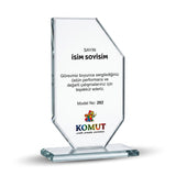 Mimari Köşe Kesimli Kristal Plaket – Model 202