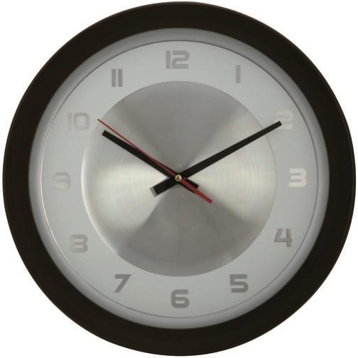 PLASTİK ÇERÇEVE ÇEMBERLİ METAL KADRAN DUVAR SAATİ 38 CM