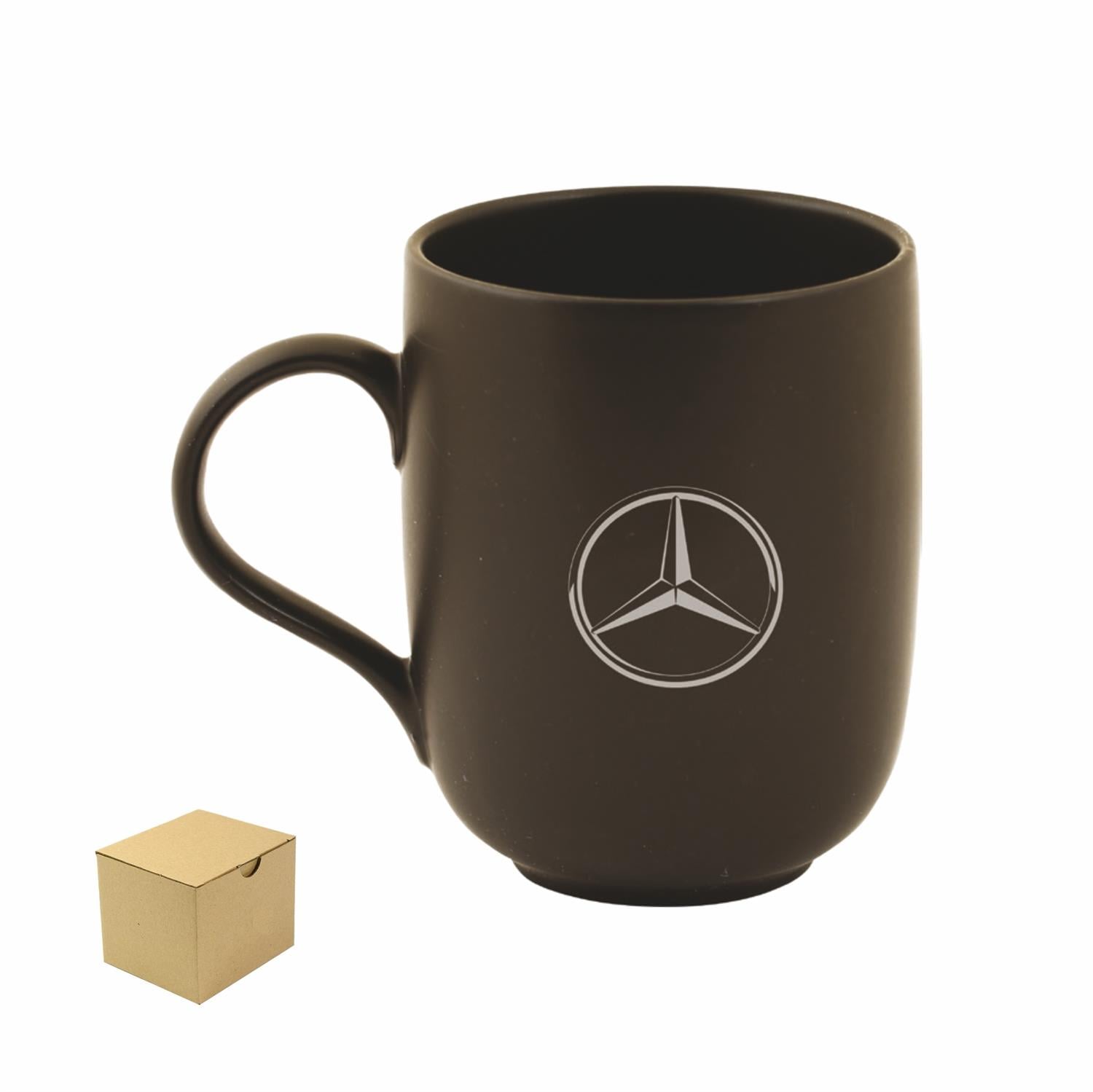 PORSELEN MAT SİYAH MUG