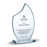 Zirve Kavisli Asimetrik Kristal Plaket – Model 251