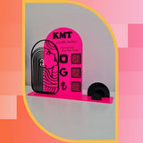 Artline Neon Pembe 3'lü QR Kod ve Bilgilendirme Standı - 30x28 cm