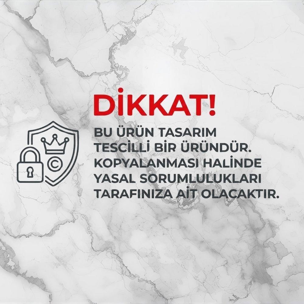Askılı Masif Meşe QR Menü ve Şeffaf Föy Standı