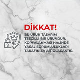 Askılı Masif Meşe QR Menü ve Şeffaf Föy Standı