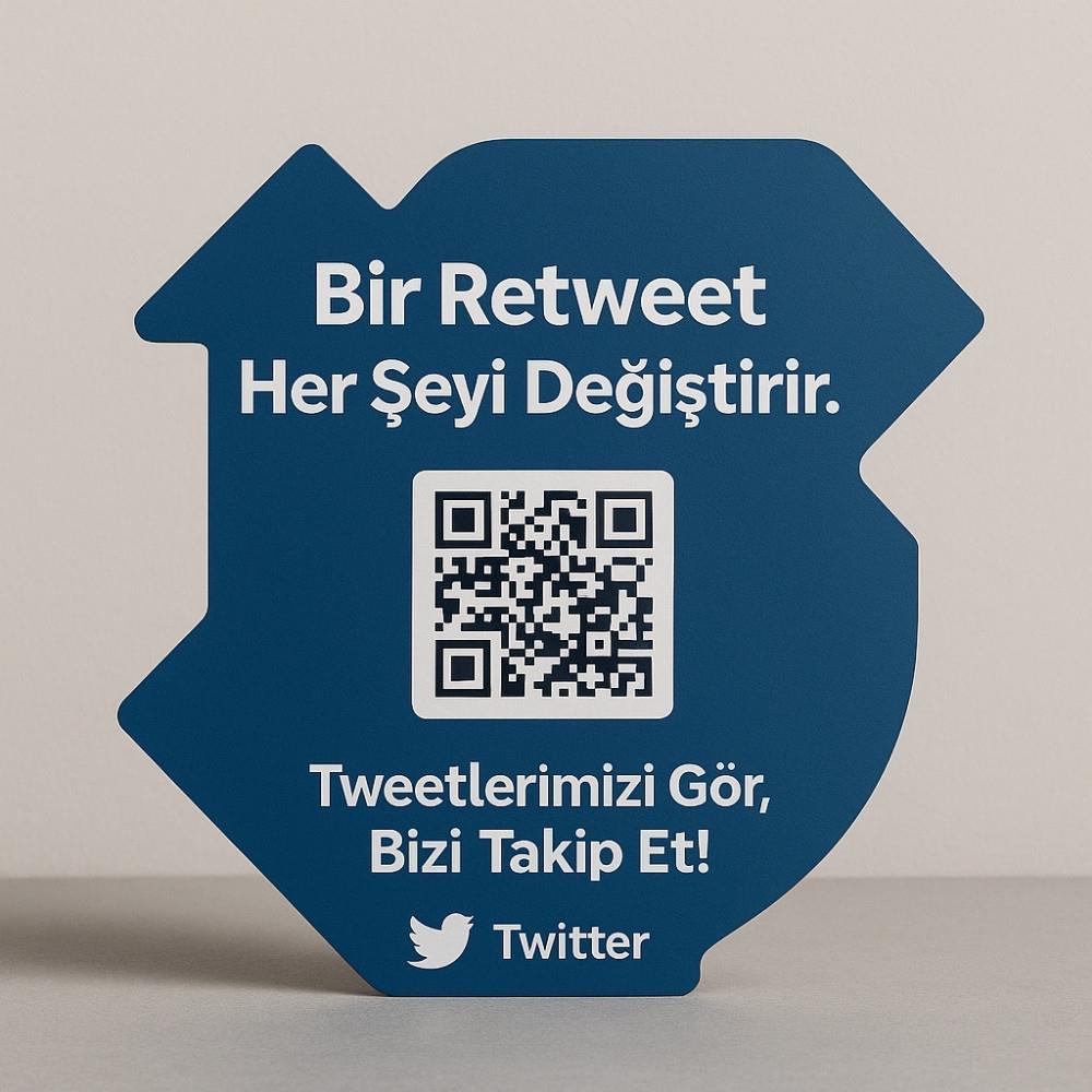 Bir Retweet Her Şeyi Değiştirir - Twitter Takip Kartı