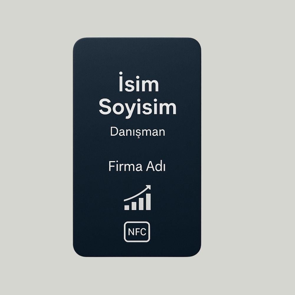 Danışmanlara Özel NFC Kartvizit - Şık Tasarım