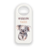 Dik Magnet – Hoşgeldin Yağız Kişiye Özel Koala Temalı Doğum Hediyesi