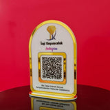 Eko Seri - Kişiye Özel Pleksi IBAN ve QR Kod Panosu (Altın Detaylı)
