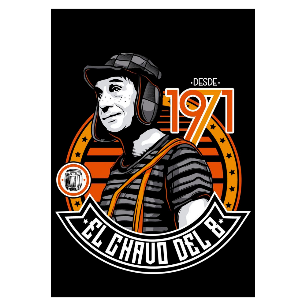 El Chavo del 8 1971 Tasarım Retro Karakter MDF Tablo