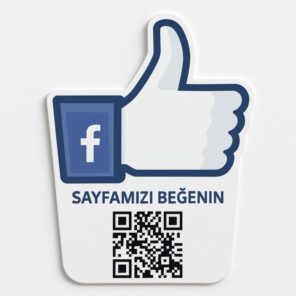 Facebook Beğeni İkonu Takip Kartı - Özel Kesim