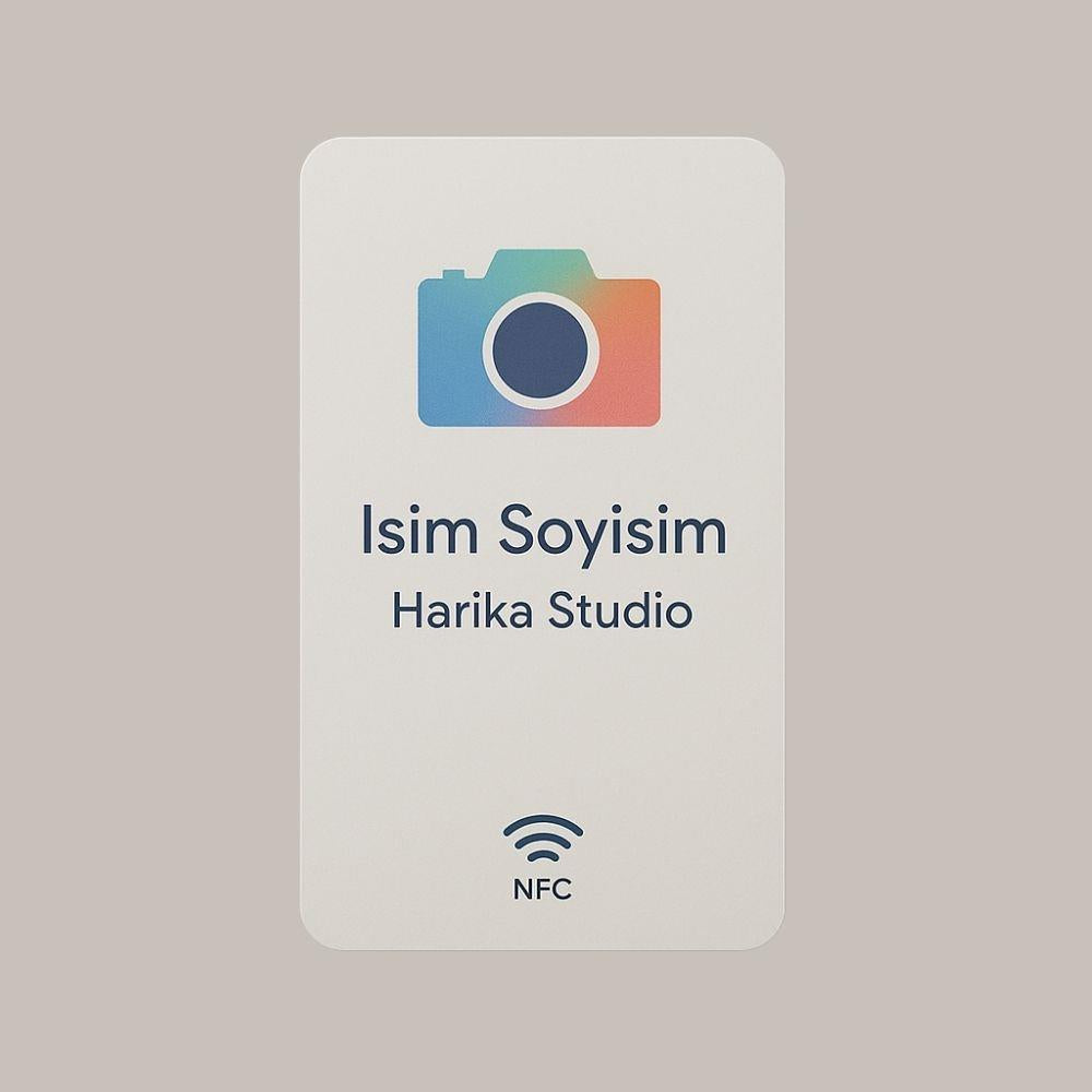 Fotoğrafçılara Özel NFC Kartvizit Tasarımı