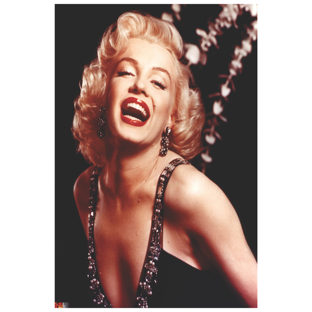 Gülen Marilyn Monroe Retro Ahşap Tablo