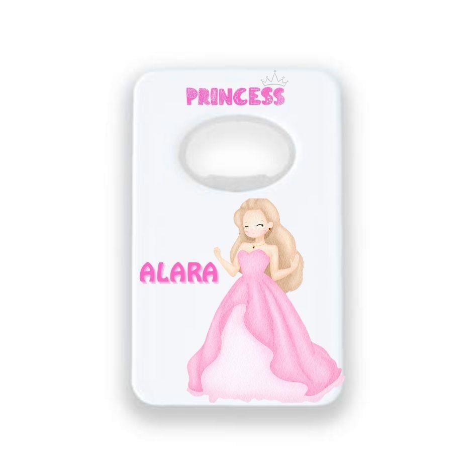 Kartvizit Şeklinde Princess Magnet – Alara'ya Özel Açacak Tasarımı