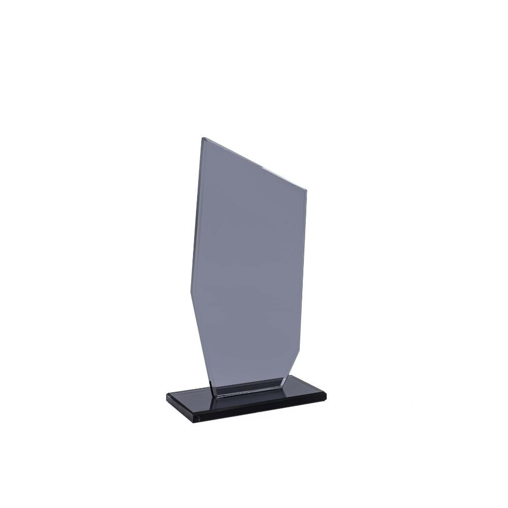 Keskin Geometrik Kesim Cam Plaket UV Baskılı Modern Ödül