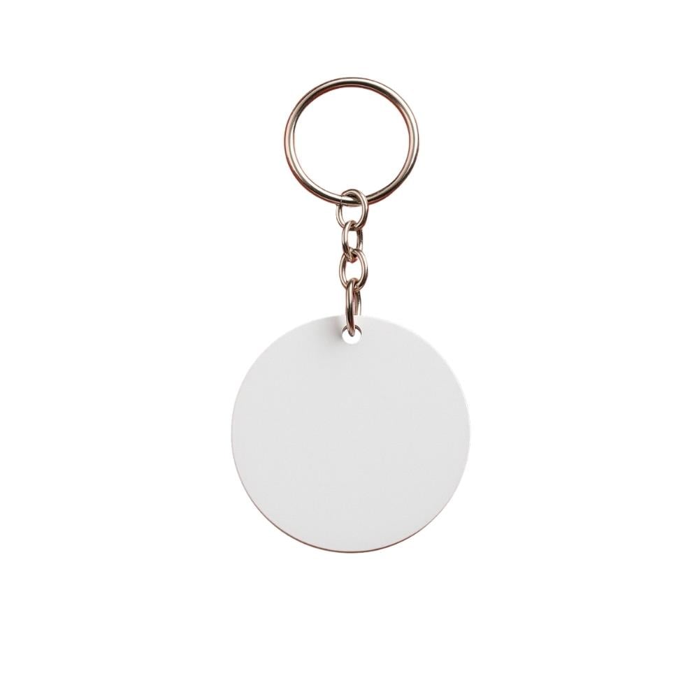 Kişiye Özel Yuvarlak PVC Anahtarlık - UV Baskılı 45mm