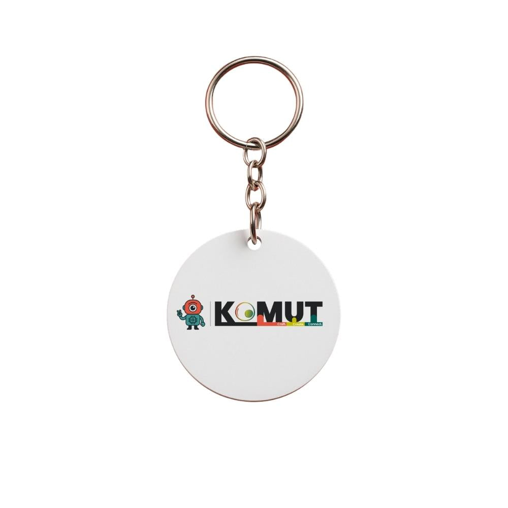 Kişiye Özel Yuvarlak PVC Anahtarlık - UV Baskılı 45mm