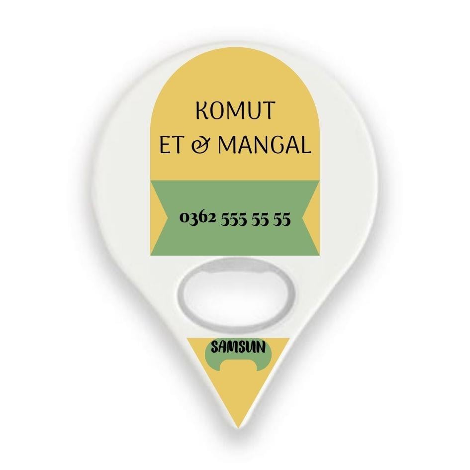 Konum Şeklinde Magnet Açacak – Komut Et & Mangal Reklam Magneti