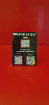 Kuaför ve Berberlere Özel 3'lü QR Kod ve IBAN Standı