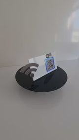 Wi-Fi QR Code Desktop Plexiglass Password Stand – KQR-505
