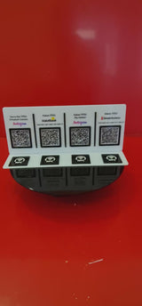 4’lü QR Kod ve 4’lü NFC Destekli Profesyonel Masaüstü Bilgi ve Ödeme Panosu