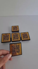 NFC-Enabled Desktop QR Menu Stand for Restaurants – KQR-503